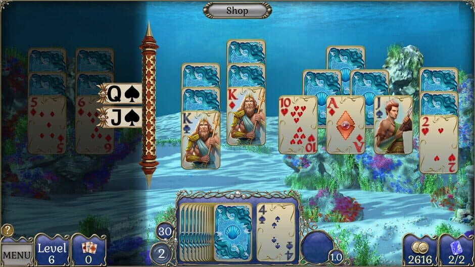 Скриншот 10 из Jewel Match Atlantis Solitaire 5: Collector's Edition
