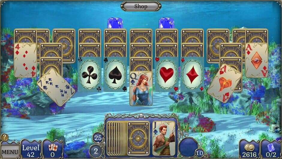 Скриншот 12 из Jewel Match Atlantis Solitaire 5: Collector's Edition
