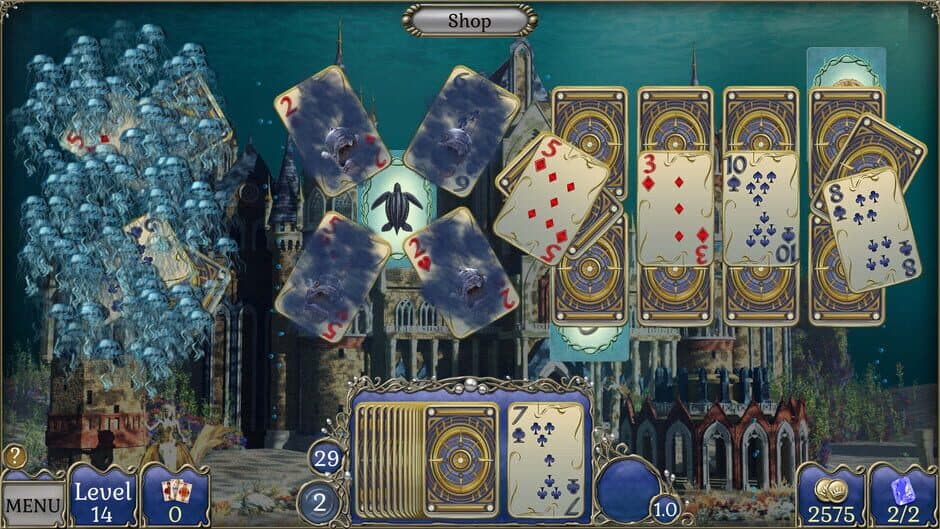 Скриншот 1 из Jewel Match Atlantis Solitaire 5: Collector's Edition