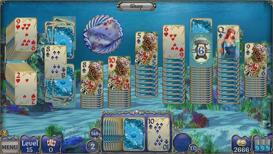 Скриншот 3 из Jewel Match Atlantis Solitaire 5: Collector's Edition