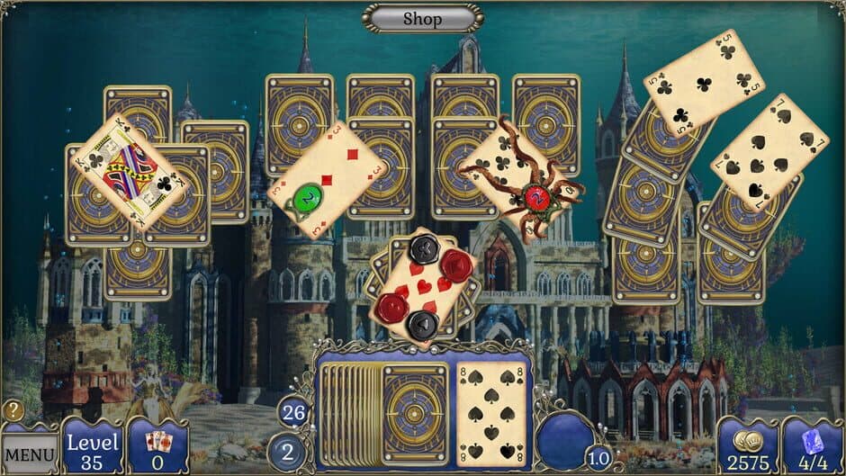Скриншот 4 из Jewel Match Atlantis Solitaire 5: Collector's Edition