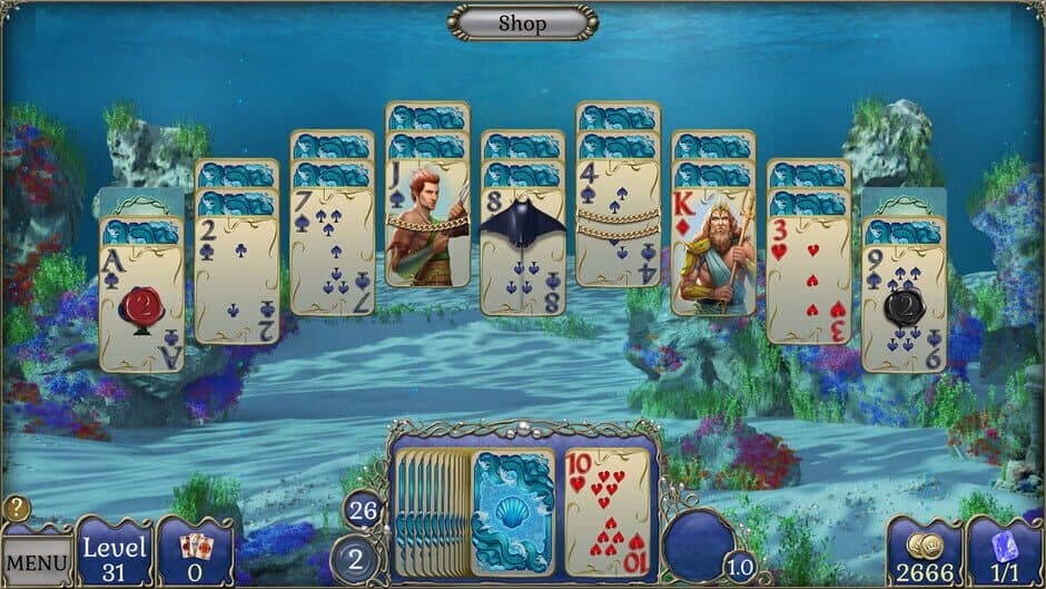 Скриншот 5 из Jewel Match Atlantis Solitaire 5: Collector's Edition