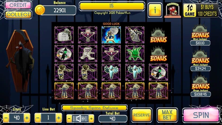 Скриншот 1 из Spooky Spins Deluxe