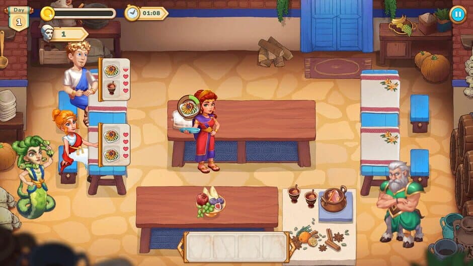 Скриншот 3 из Greek Kitchen Frenzy: Dionysus