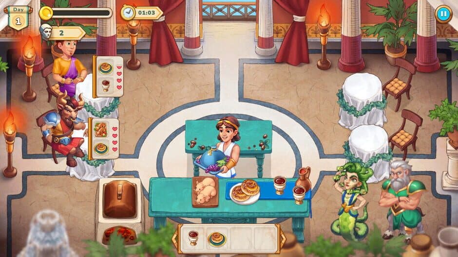 Скриншот 4 из Greek Kitchen Frenzy: Dionysus