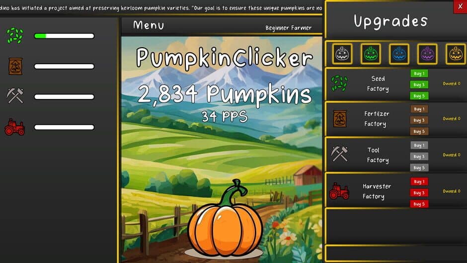 Скриншот 4 из Pumpkin Clicker