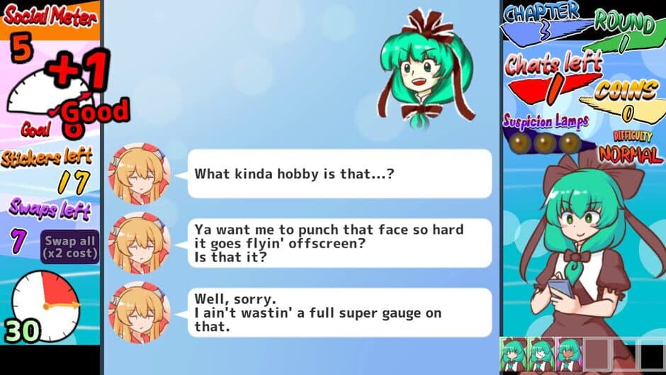 Скриншот 7 из Hina-chan's Sticker Survival