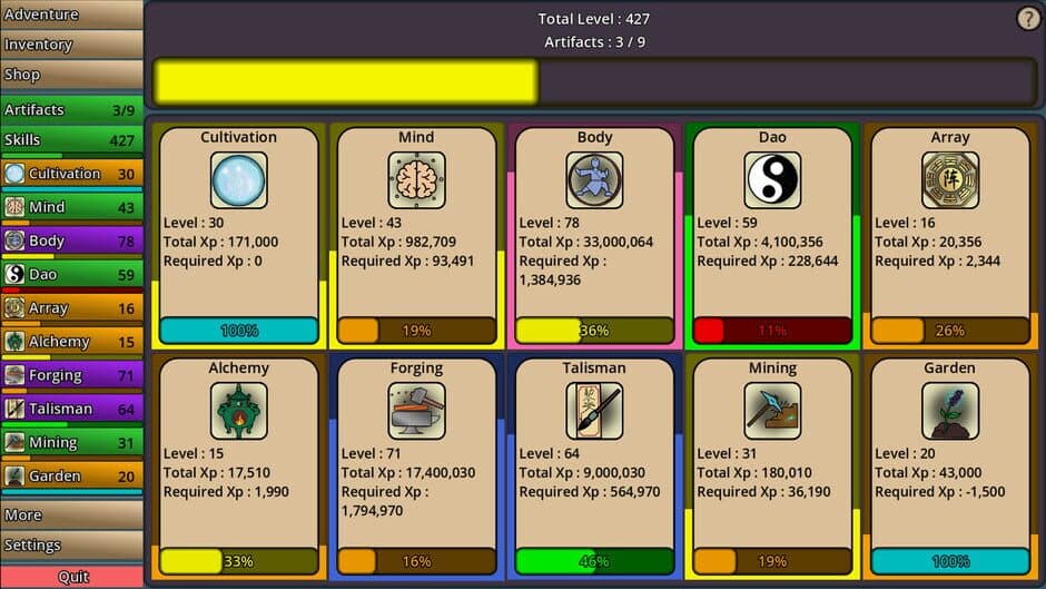 Скриншот 8 из Idle Cultivation