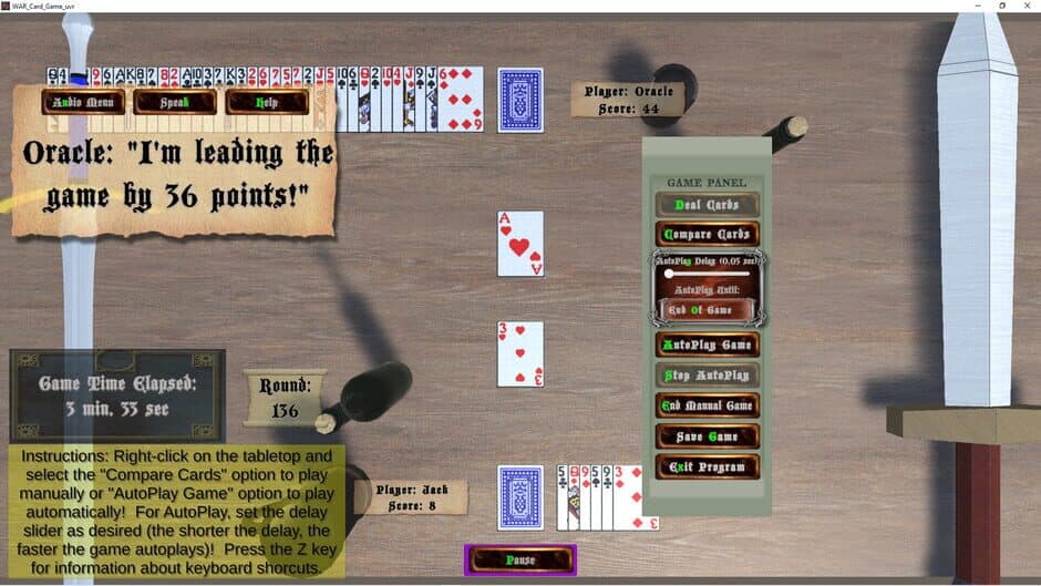 Скриншот 3 из War Card Game_uvr
