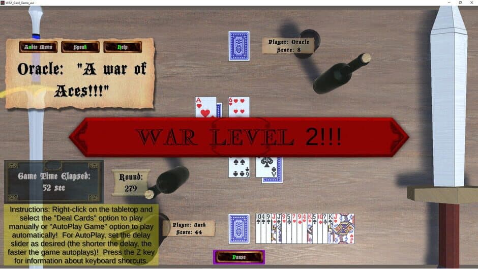 Скриншот 4 из War Card Game_uvr