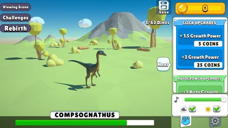 Скриншот 1 из Idle Dino