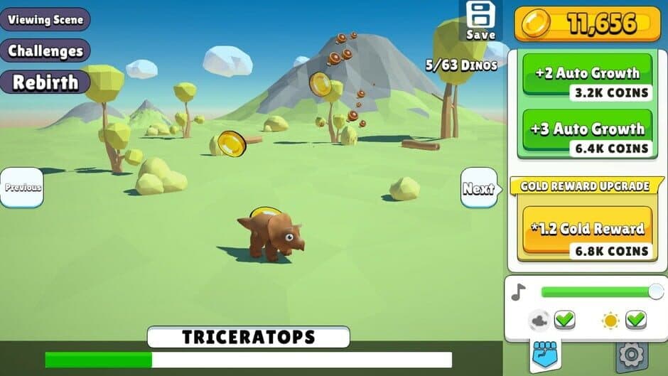 Скриншот 2 из Idle Dino