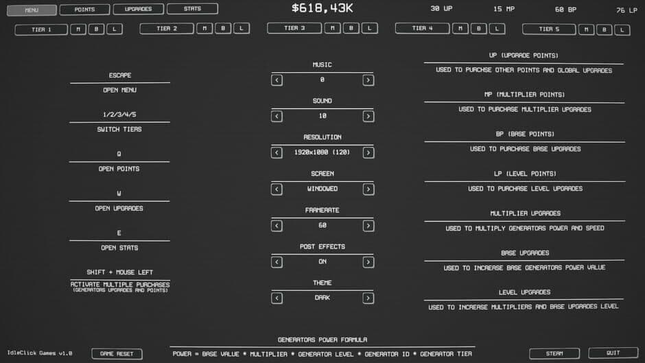 Скриншот 10 из Idle Tiers