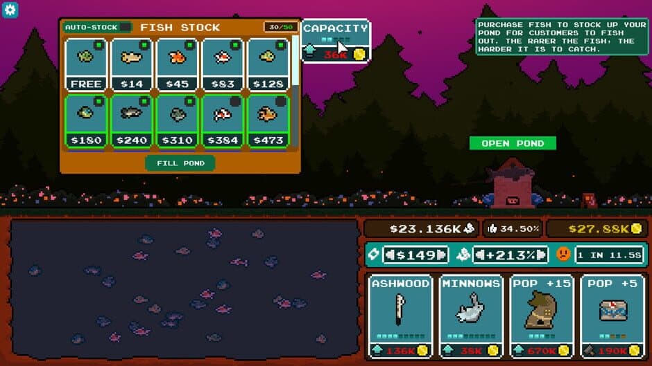 Скриншот 1 из Pocket Idler: Fishing Pond