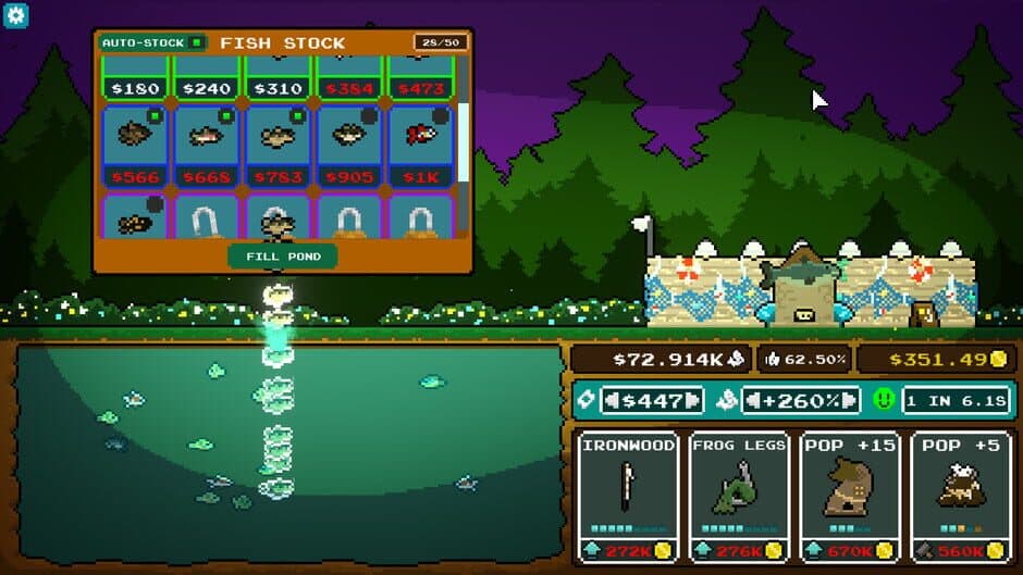 Скриншот 2 из Pocket Idler: Fishing Pond