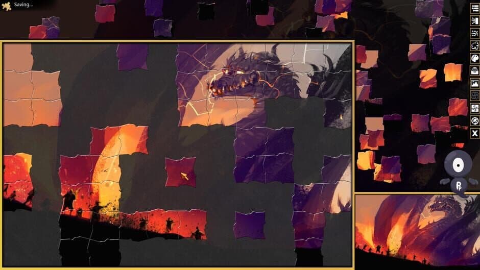 Скриншот 2 из Pixel Puzzles Fantasy Jigsaws