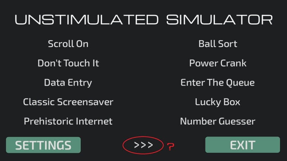 Скриншот 6 из Unstimulated Simulator