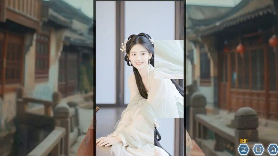 Скриншот 1 из Ancient Style Girl Dynamic Jigsaw Puzzle
