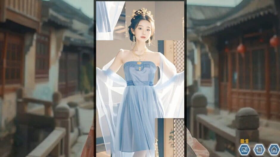 Скриншот 2 из Ancient Style Girl Dynamic Jigsaw Puzzle