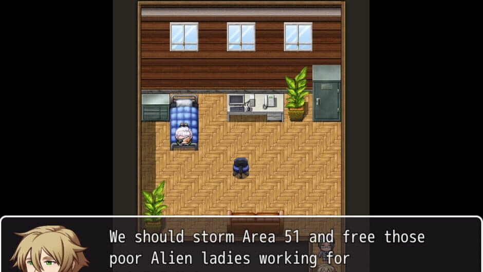 Скриншот 1 из Raiding Area 51: Break out Waifu