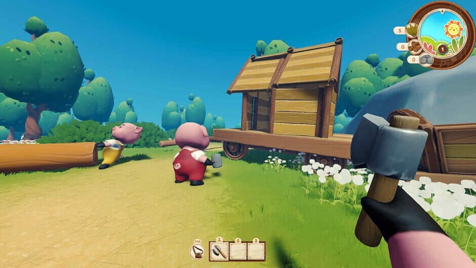 Скриншот 1 из Pigs and Wolf
