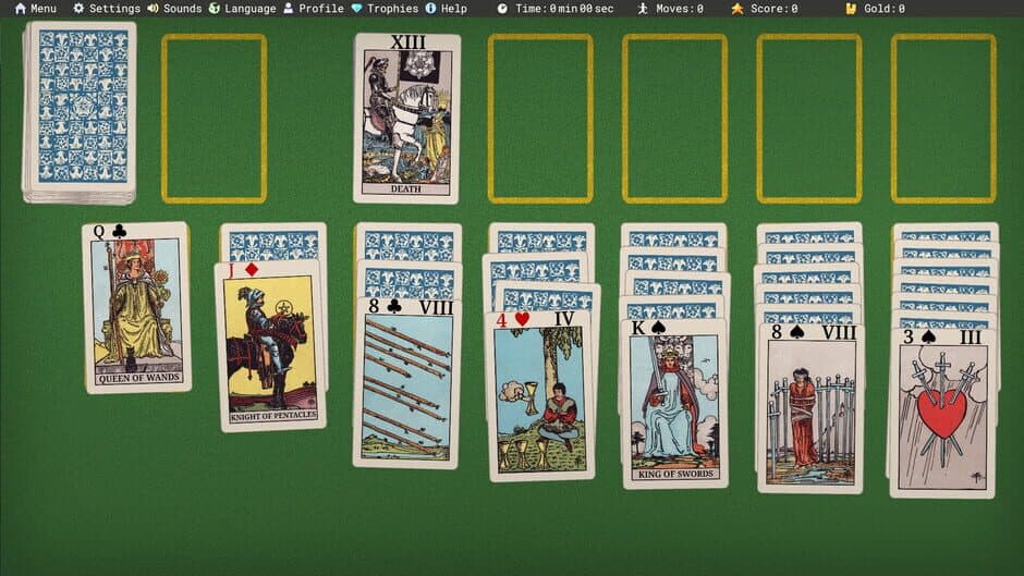 Скриншот 1 из Star and Serpent Solitaire