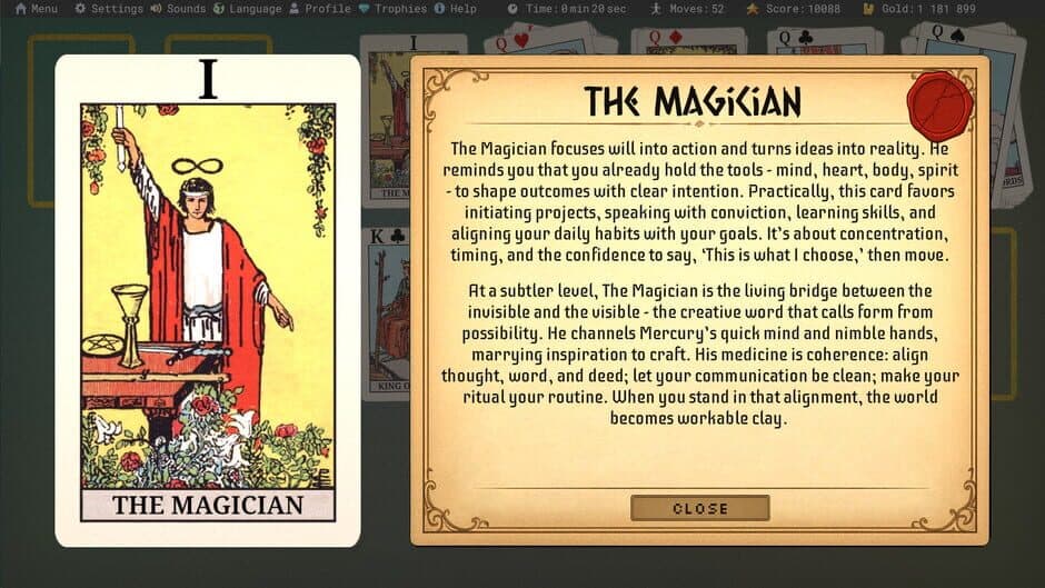 Скриншот 5 из Star and Serpent Solitaire