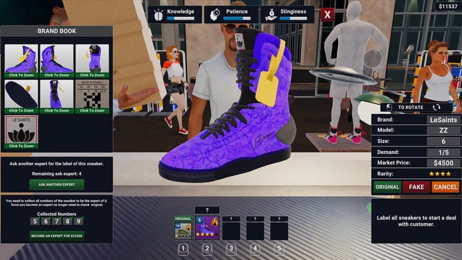 Скриншот 2 из Sneaker Store Simulator