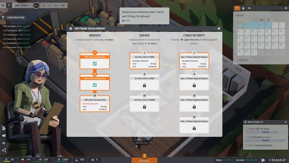 Скриншот 2 из E-Shop Tycoon