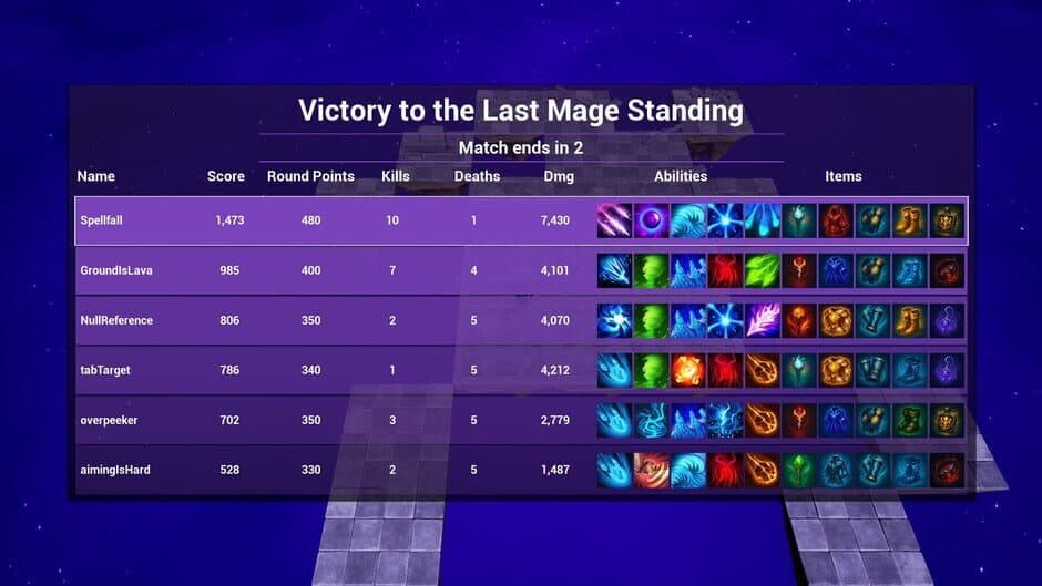 Скриншот 3 из Spellfall: Last Mage Standing