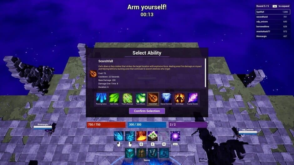 Скриншот 4 из Spellfall: Last Mage Standing