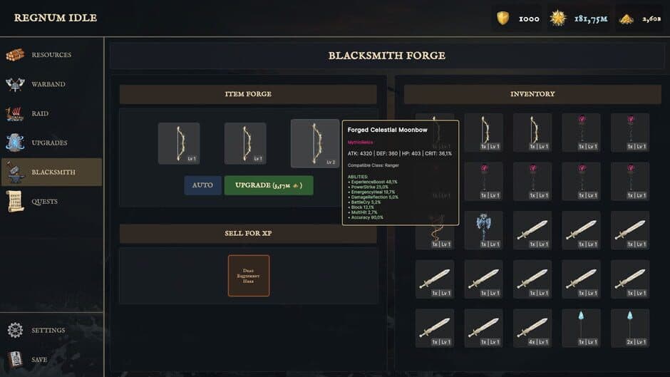 Скриншот 8 из Regnum Idle
