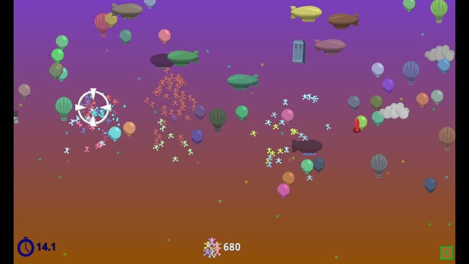 Скриншот 2 из Pop Balloons and Drop People