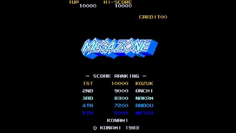 Скриншот 1 из Arcade Archives 2: Mega Zone