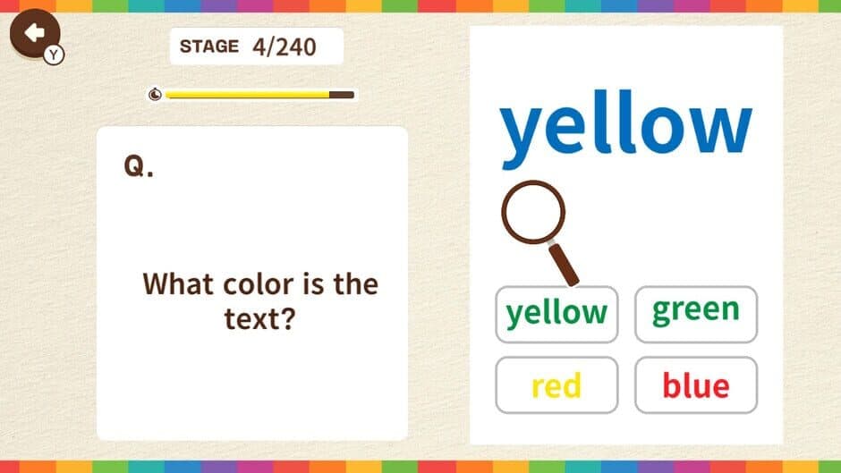 Скриншот 1 из Color Mismatch Brain Quiz
