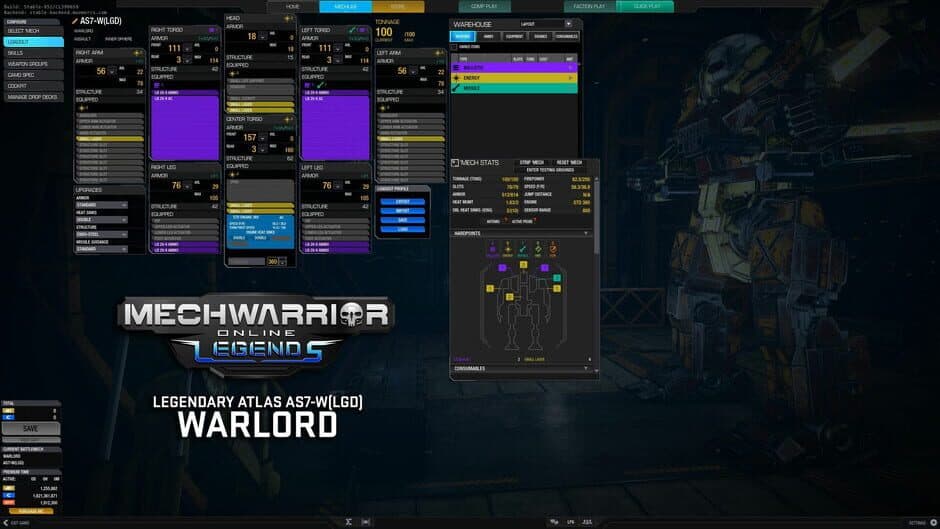 Скриншот 2 из MechWarrior Online: Warlord Legendary Mech Pack