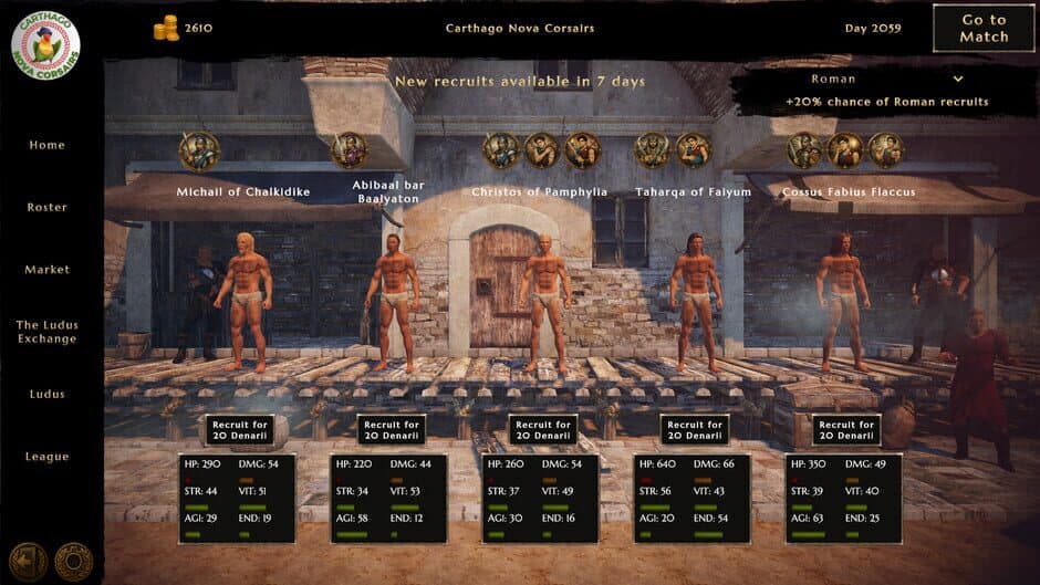 Скриншот 4 из Ludus Magnatus: Gladiator Manager Simulator