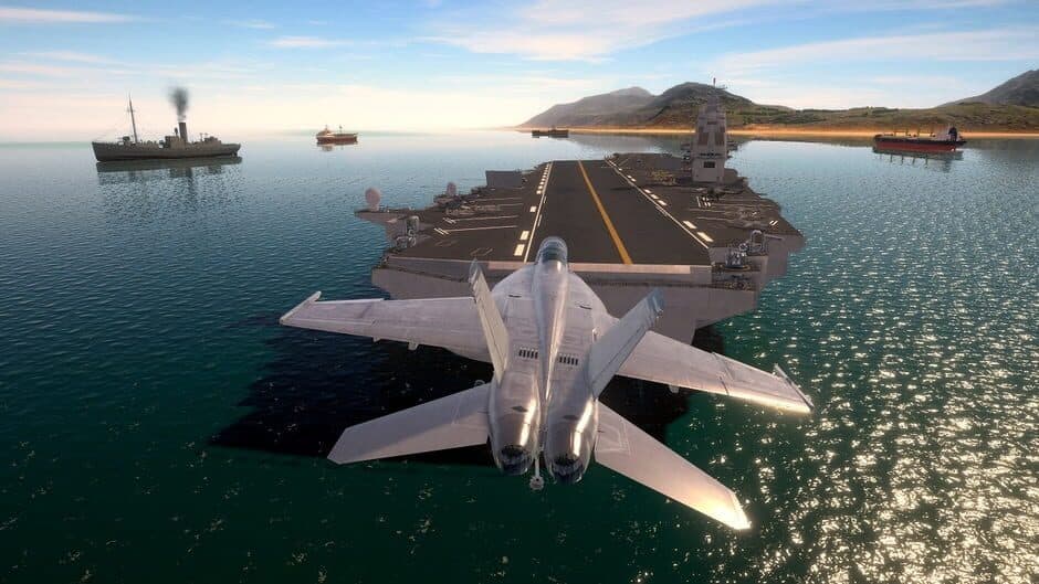 Скриншот 1 из Airplane Flight Simulator Bundle: Combat Zone & Dangerous Landings