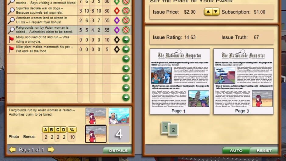Скриншот 3 из Tabloid Tycoon
