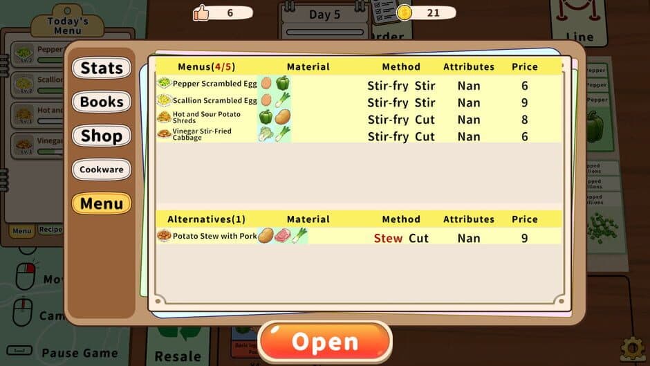 Скриншот 2 из Card Sim: Chinese Restaurant