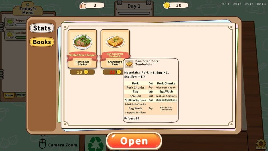 Скриншот 7 из Card Sim: Chinese Restaurant
