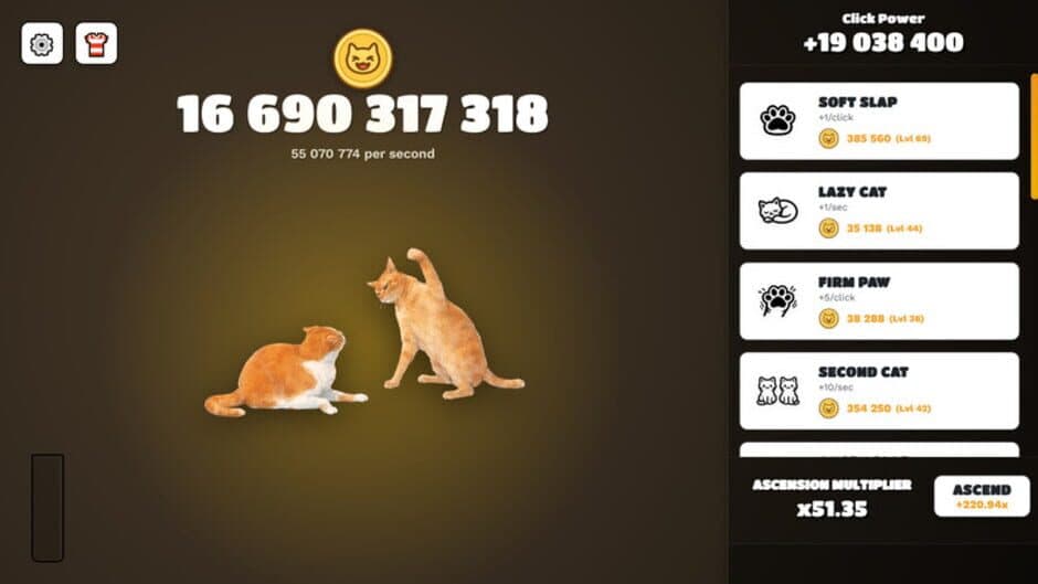 Скриншот 1 из Cat Meme Clicker