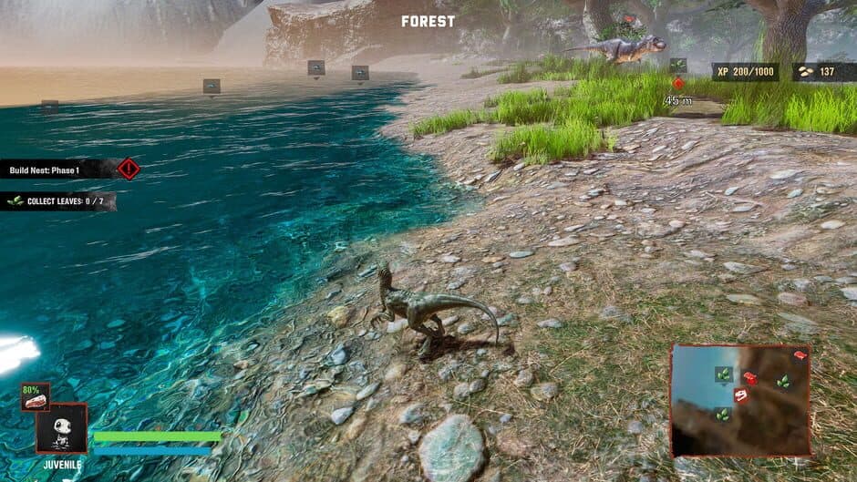 Скриншот 3 из Dinosaur Survival Simulator: Prehistoric RPG