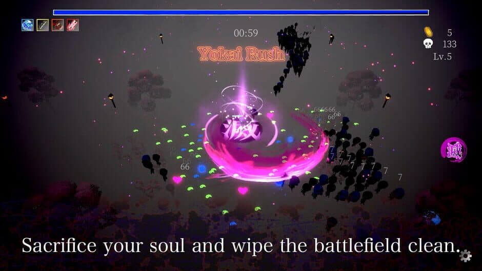 Скриншот 4 из Oiran Survival: Edo Yokai Rush