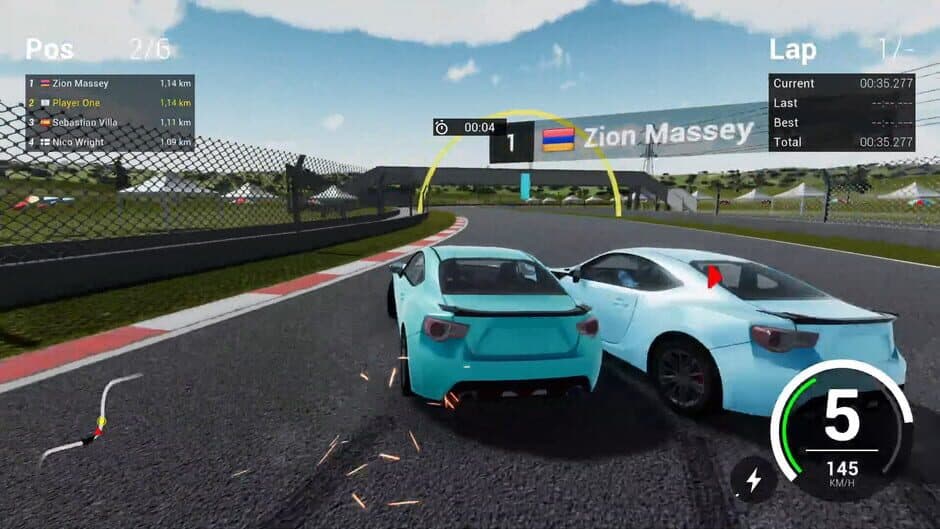 Скриншот 1 из Car Race Simulator