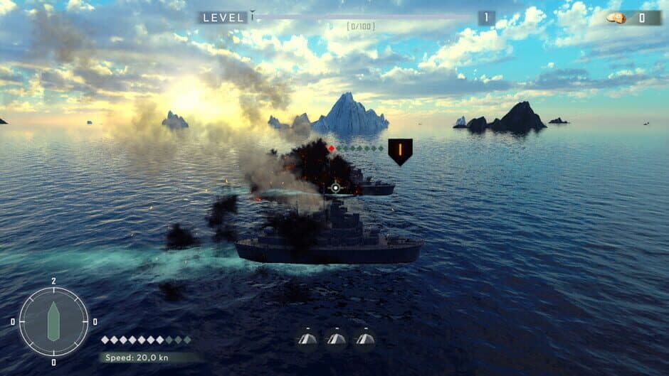 Скриншот 2 из Sea War Naval Supremacy