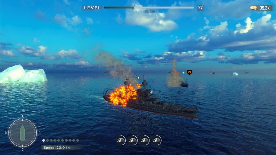 Скриншот 4 из Sea War Naval Supremacy