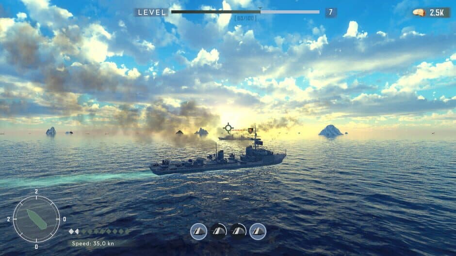 Скриншот 7 из Sea War Naval Supremacy