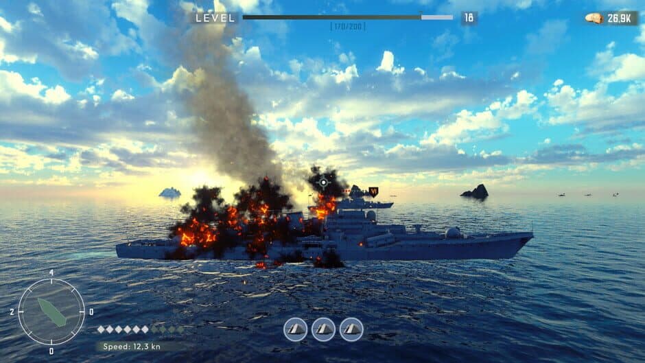 Скриншот 9 из Sea War Naval Supremacy