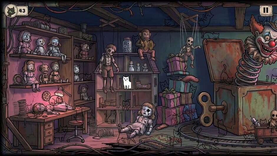 Скриншот 1 из Find the Cat: Nightmare